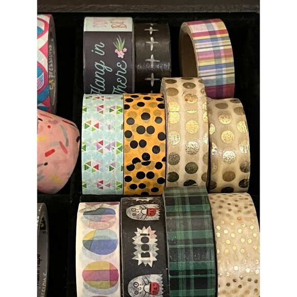 Washi Rolls Mixed Craft Lot of 32 Plus Two NEW Jolees by You Packets Scrapbookin - Picture 6 of 7